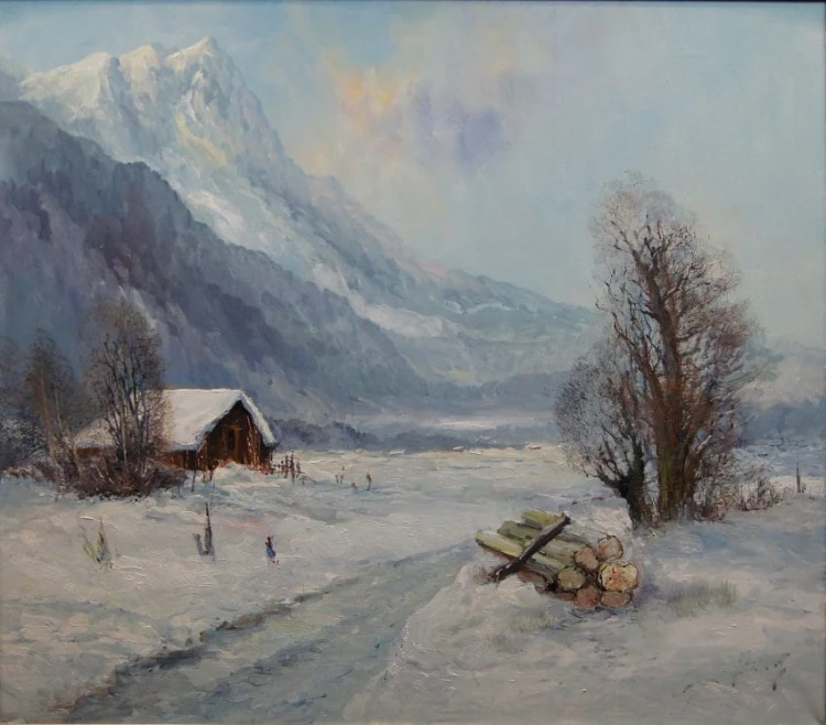 Obraz olejny na płótnie Gustav Türk