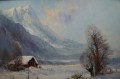 Zima w Garmisch-Partenkirchen obraz olejny na płótnie Gustav Türk