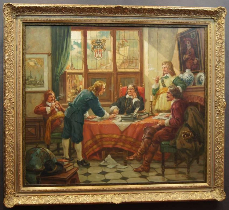 Olejny obraz do kancelarii Hermann Prediger