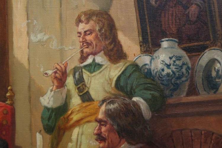U notariusza dekoracyjny obraz do kancelarii Hermann Prediger