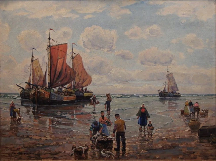 obraz olejny F. M. Richter Reich