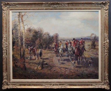 Jesienna przejażdżka - wybitny impresjonizm Ludwig Gschossmann