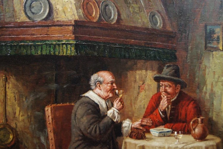 Heinz Werner van der Porten - Męski dyskurs przy stole