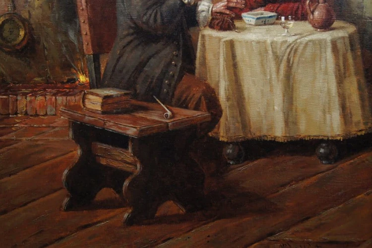 Heinz Werner van der Porten - Męski dyskurs przy stole