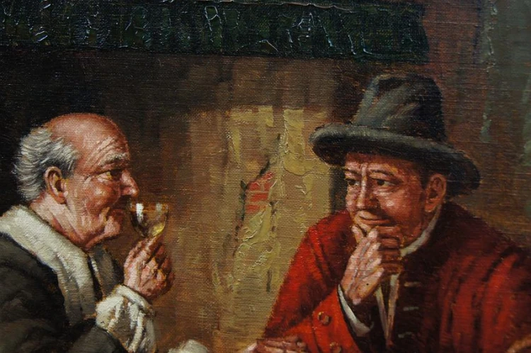 Heinz Werner van der Porten - Męski dyskurs przy stole