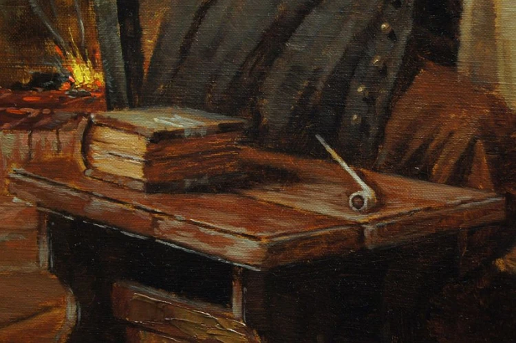 Heinz Werner van der Porten - Męski dyskurs przy stole
