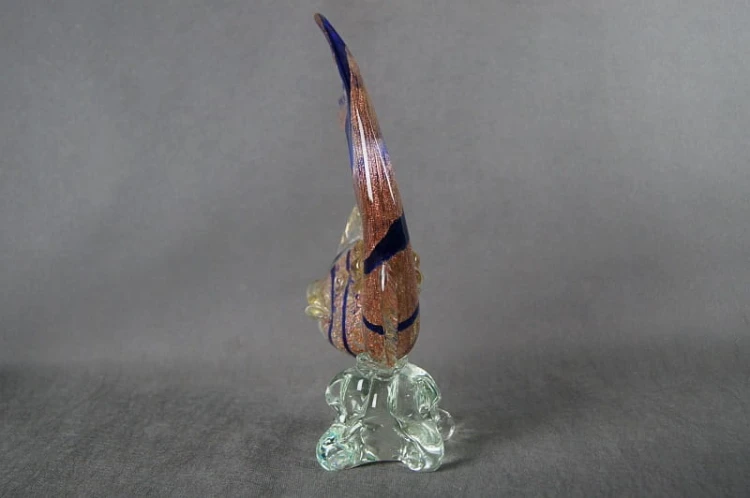 Duża figurka ryby Murano artystyczne szkło