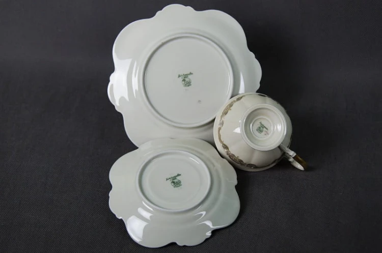 Lorenz Hutschernreuther porcelanowa finezyjna śniadaniówka
