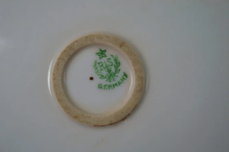 Tułowice secesyjna duża patera porcelana Tillowitz 2