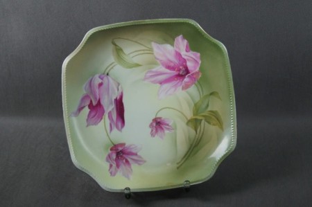 Tułowice secesyjna duża patera porcelana Tillowitz 1