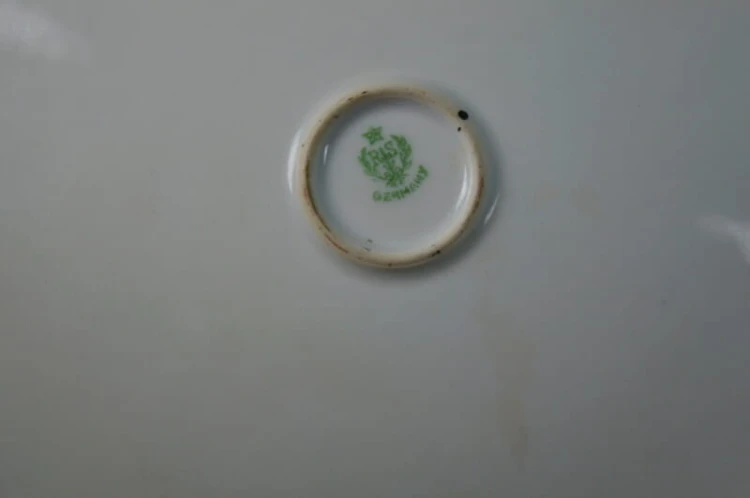 Tułowice secesyjna duża patera porcelana Tillowitz 1