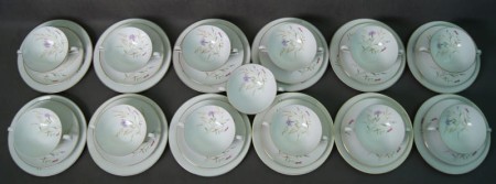 Favorit serwisowe bulionówki 12 szt. porcelana Lorenz Hutschernreuther