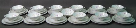 Favorit serwisowe bulionówki 12 szt. porcelana Lorenz Hutschernreuther