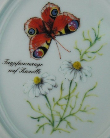 Motyl Rusałka pawik talerzyk do powieszenia