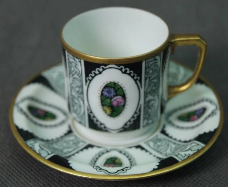 Porcelana Art deco filiżaneczka do kawy espresso