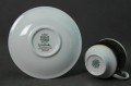 Kobalt złoto filiżanka do espresso porcelana Weimar
