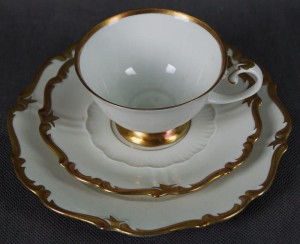 Trio w odcieniu kości słoniowej porcelana Reichenbach