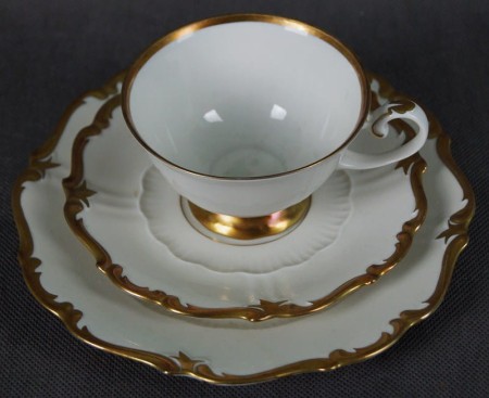 Trio w odcieniu kości słoniowej porcelana Reichenbach