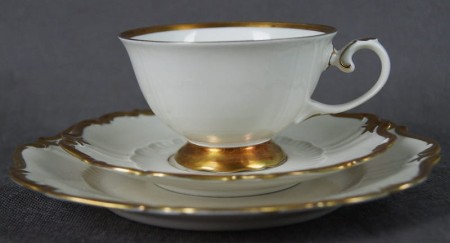 Trio w odcieniu kości słoniowej porcelana Reichenbach
