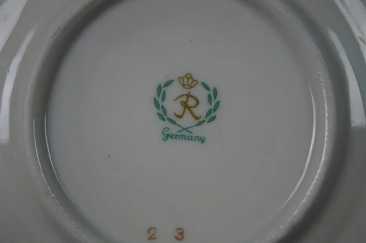 Trio w odcieniu kości słoniowej porcelana Reichenbach
