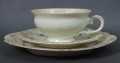 Śniadaniówka Ecru Bavaria trio porcelana Niemiecka