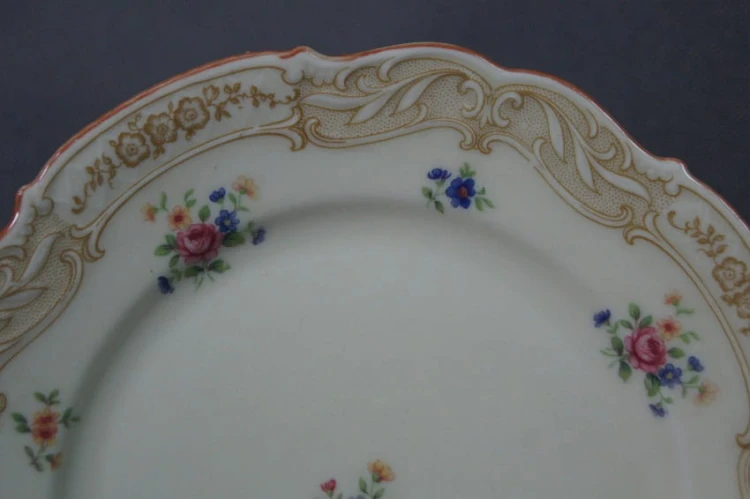 Śniadaniówka Ecru Bavaria trio porcelana Niemiecka