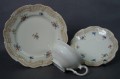 Śniadaniówka Ecru Bavaria trio porcelana Niemiecka