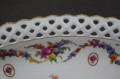 Barwna podłużna patera w ażurach porcelana Carl Schumann