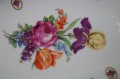 Barwna podłużna patera w ażurach porcelana Carl Schumann