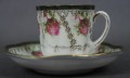 Różana filiżanka do espresso przedwojenna porcelana
