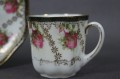 Różana filiżanka do espresso przedwojenna porcelana
