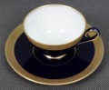 Porcelana Ilmenau filiżanka do espresso kobalt złocenia