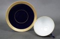 Porcelana Ilmenau filiżanka do espresso kobalt złocenia