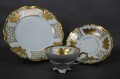 Porcelana Edelstein trio do herbaty - Istne dzieło sztuki