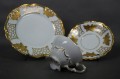 Porcelana Edelstein trio do herbaty - Istne dzieło sztuki