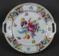 Kwiatowa duża patera Bawaria porcelana Carl Schumann