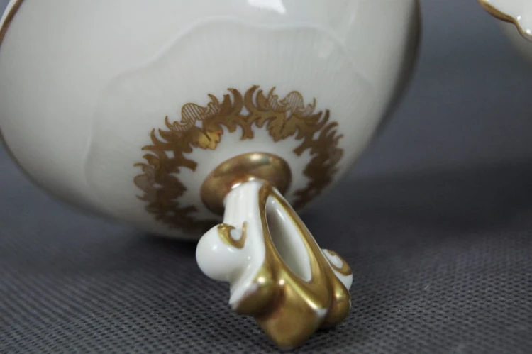 Unikatowy dzbanek - imbryk model Kavalier - porcelana Sorau - Żary