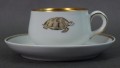 Wyzłocona filiżanka ze spodkiem do espresso porcelana Schönwald 1