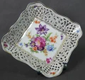 Porcelana z Tiefenfurt unikatowa patera w róże - K. Steinmann