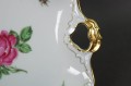 Cudowna patera różę złocenia porcelana Alka Kunst