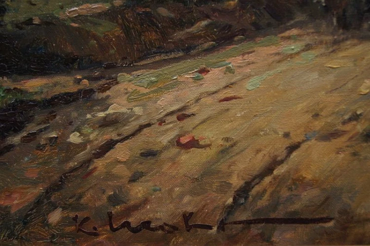 Malarstwo niemieckie Karl Mohr - Wypas owiec