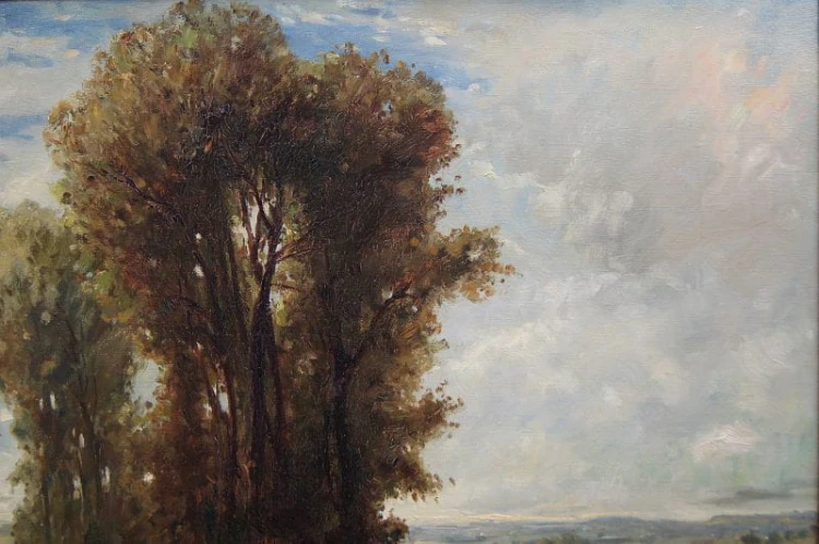 Malarstwo niemieckie Karl Mohr - Wypas owiec