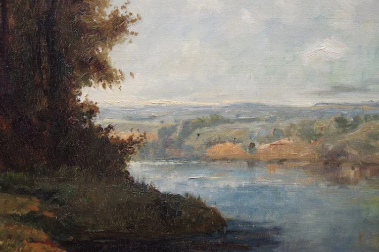 Malarstwo niemieckie Karl Mohr - Wypas owiec