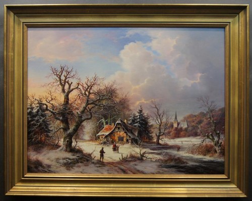 Romantyczny krajobraz z postaciami Karl Heinz Stienen *1918 Dresden