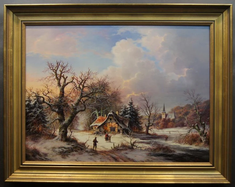 Romantyczny krajobraz z postaciami Karl Heinz Stienen *1918 Dresden