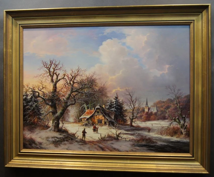 Romantyczny krajobraz z postaciami Karl Heinz Stienen *1918 Dresden