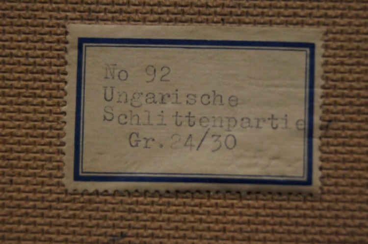 Węgierski kulig - pejzaż zimowy | malarstwo monachijskie Alfred Schweitzer