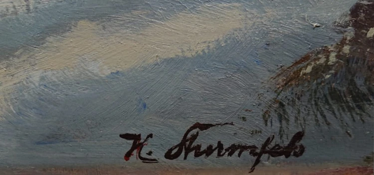 Heinrich Sturmfels - Zima w wysokich górach