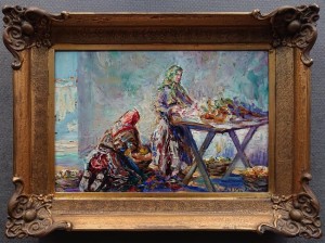 Lwowskie przekupki ⭐ stary obraz