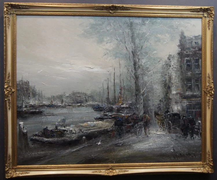 Amsterdam - gwarne życie nad kanałem Johannes Hubertus Hendrikus Bévort